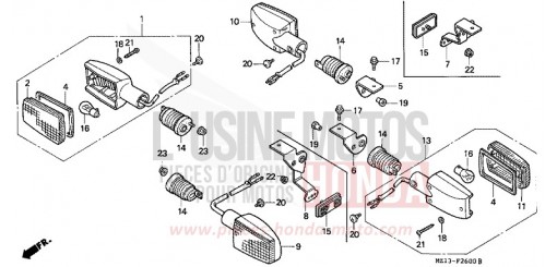 CLIGNOTANT CB1000FS de 1995